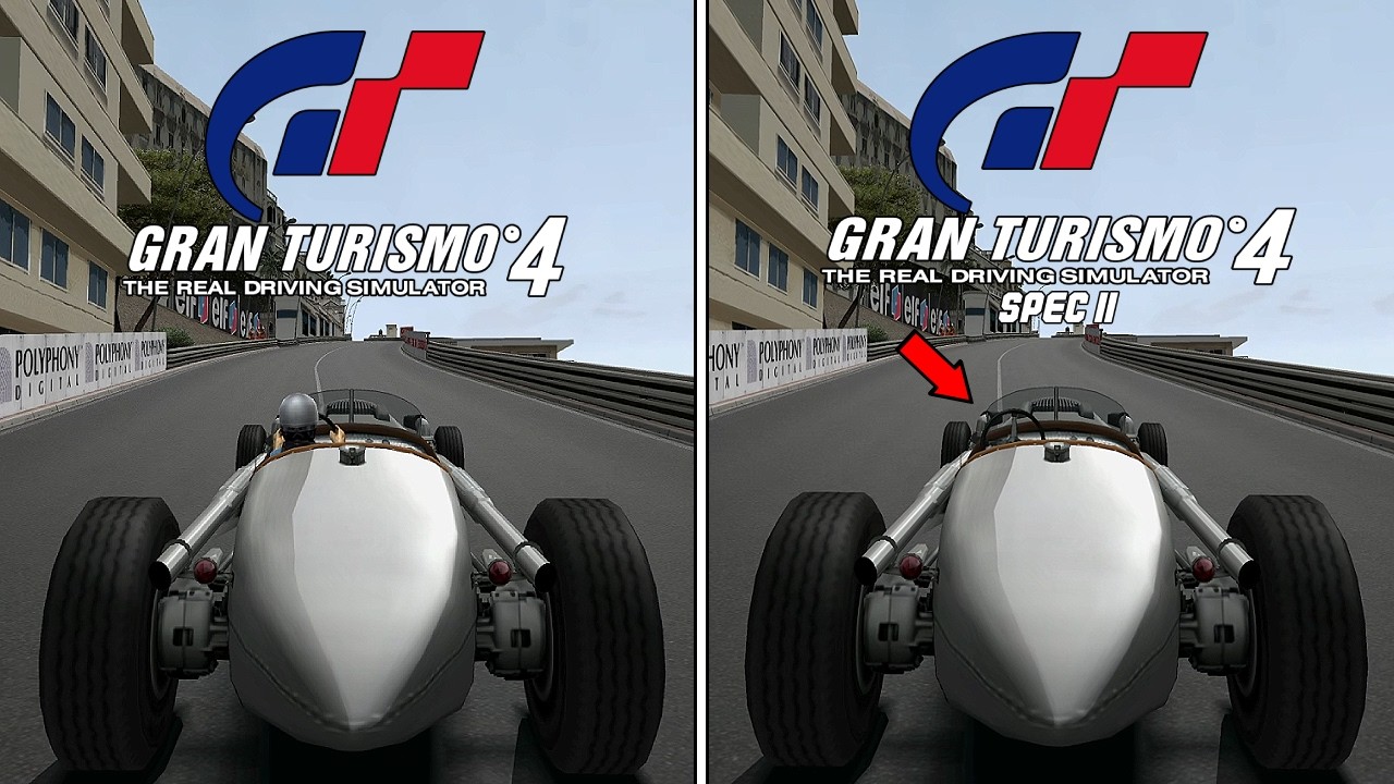 GT4 vs GT4 Spec II | Jay Leno Tank Car | Side By Side Comparison