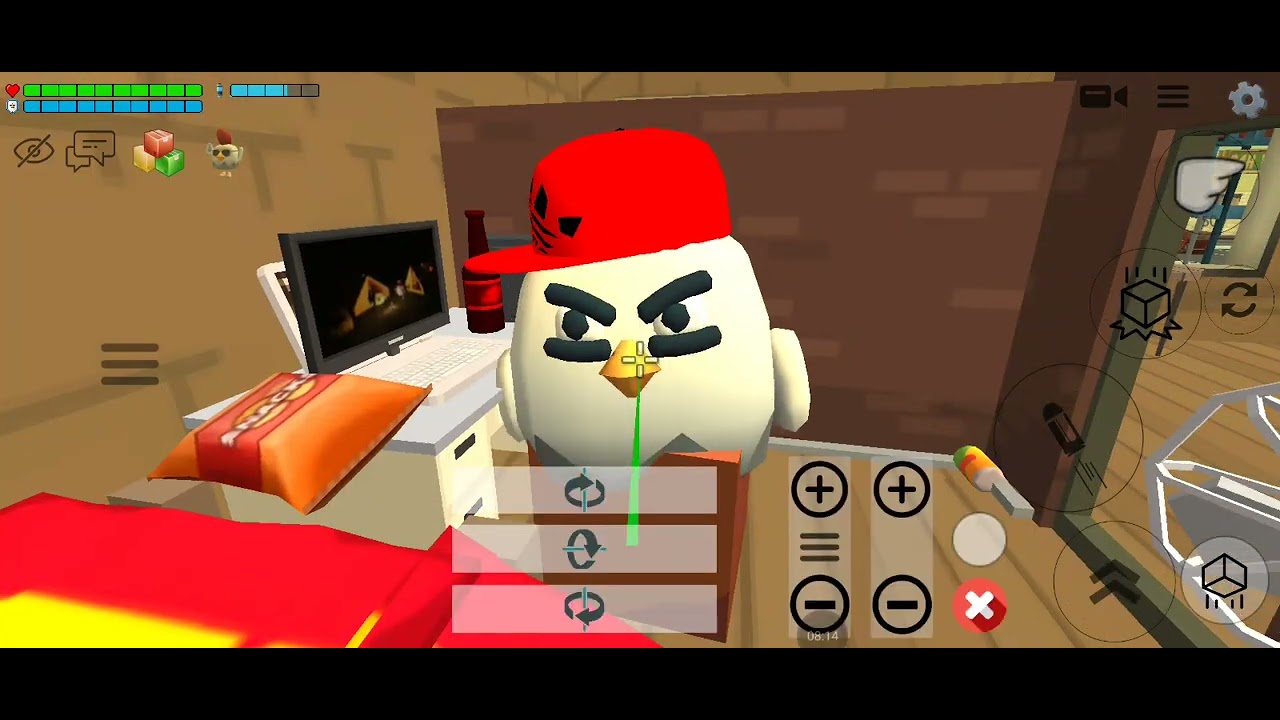 ¡Voy a la casa de mi amigo! #chickengun 