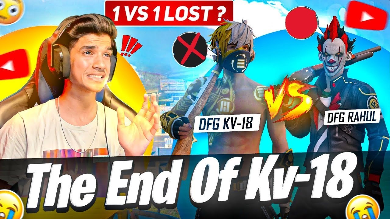 😭КОНЕЦ КВ-18 | 🤬РАХУЛ против КВ-18 | 1 НА 1❤️‍🔥ПРОТИВ КВ-18😨 | FREE FIRE НА ТЕЛУГУ #dfg #freefire