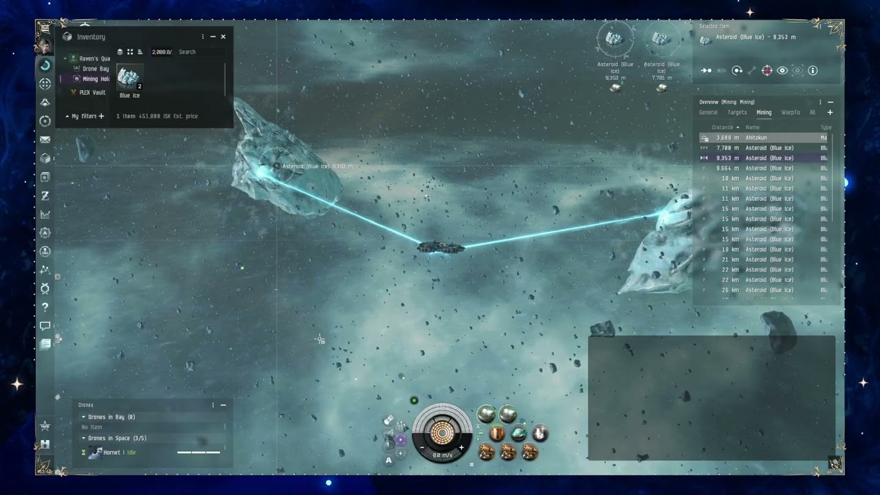 Early Morning Ice Mining - Eve Online