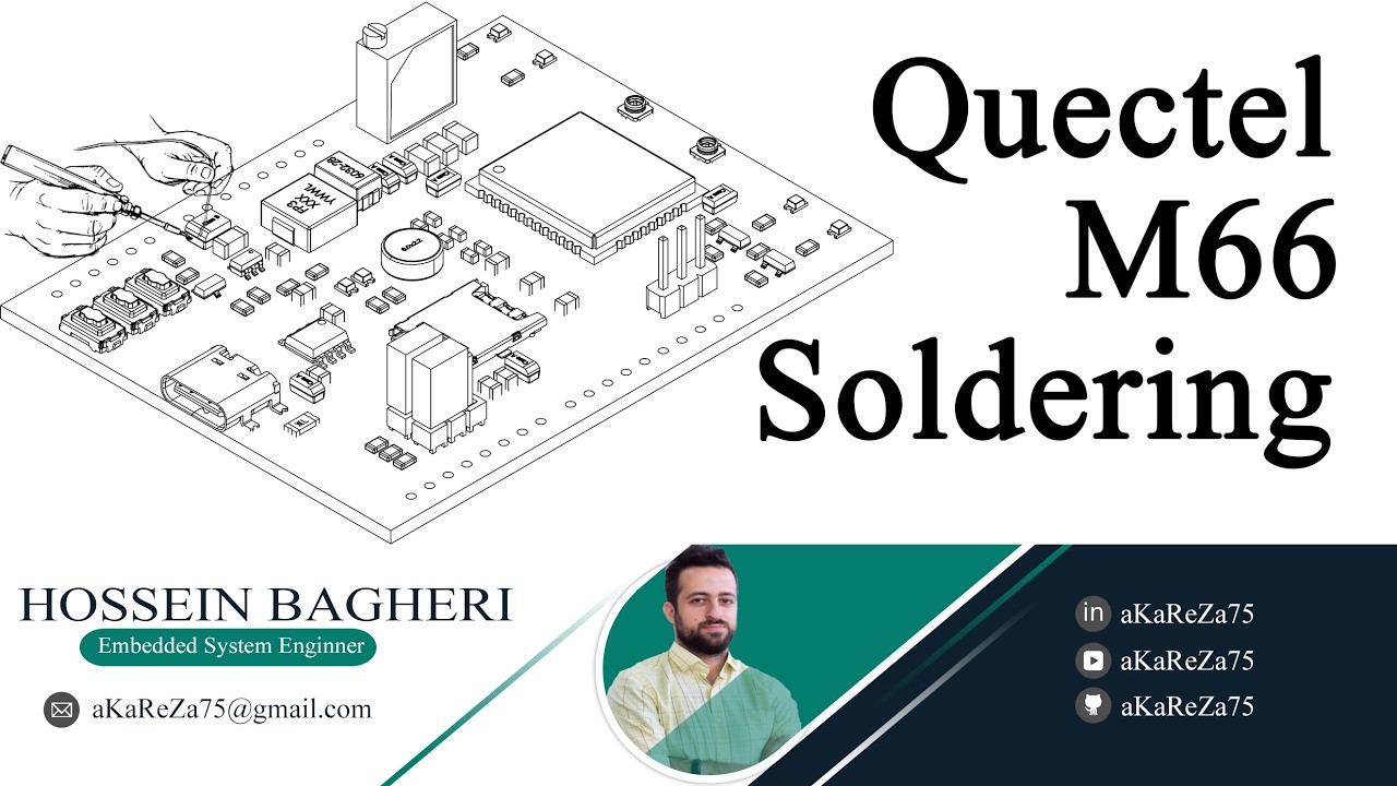 aKaReZa 135 - Repair, Quectel M66 Soldering