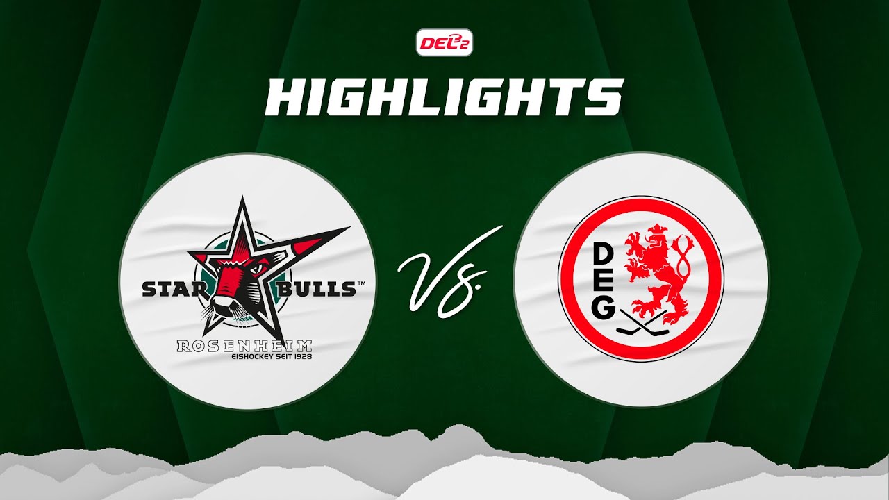 Starbulls Rosenheim vs. Düsseldorfer EG - Game Highlights
