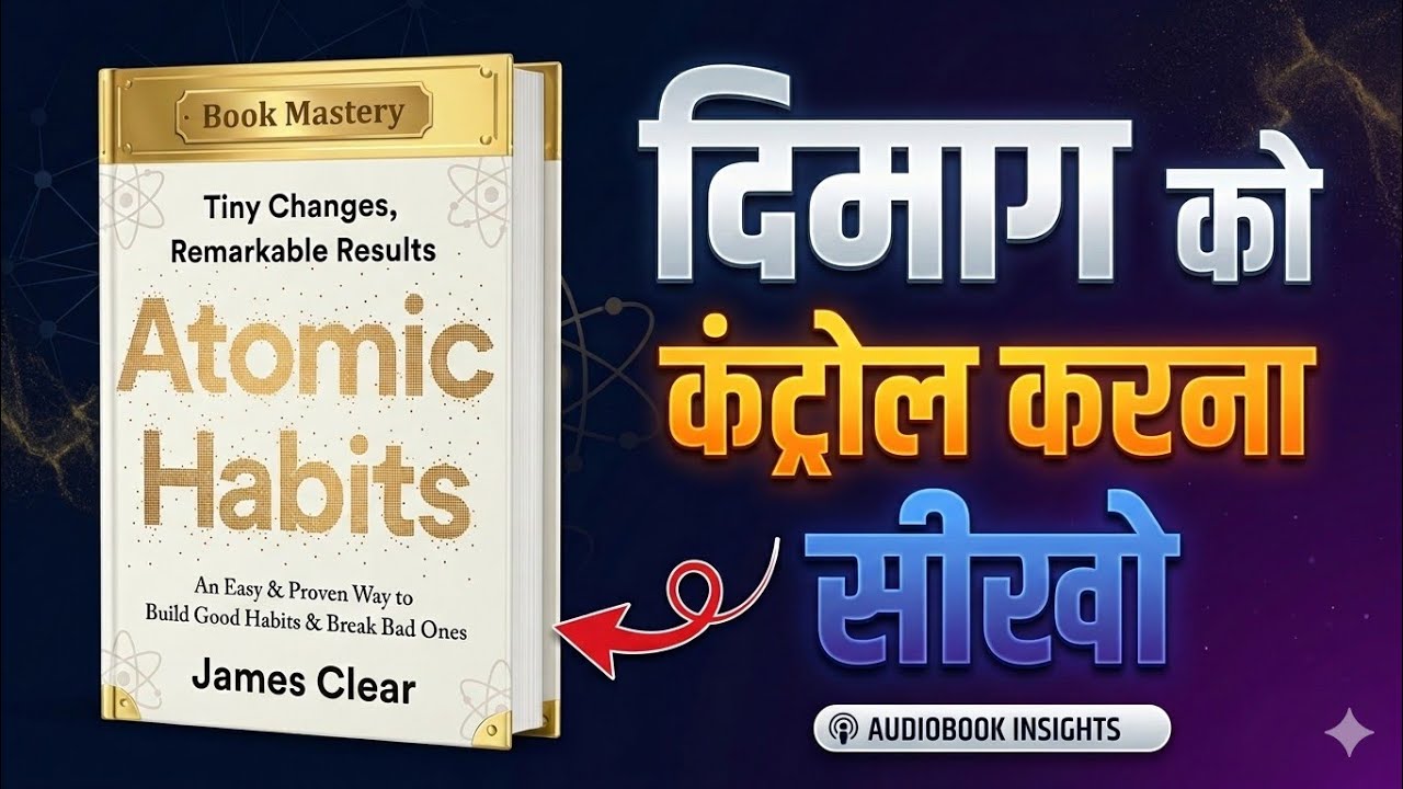 Atomic Habits: 15 Life-Changing Lessons You Must Know!  Book summary hindi / audiobook/ book mastery