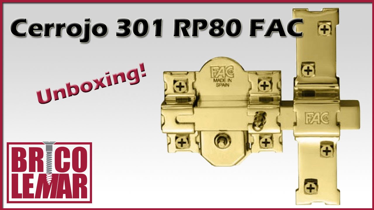 Cerrojo 301rp 80 de FAC - Unboxing