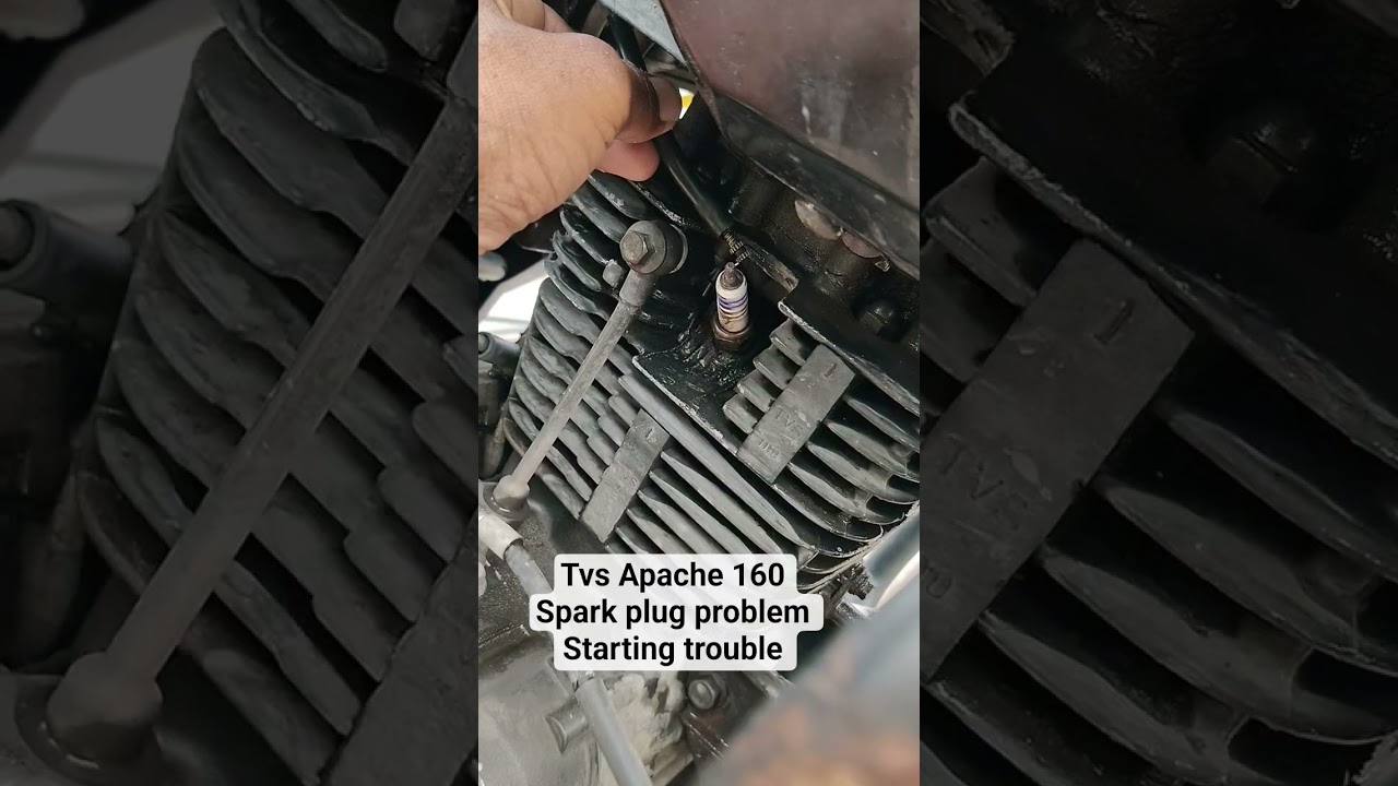 bike starting problem 😔 tvs 160 apache bike 🚳 what problem 😔 #bike #apache