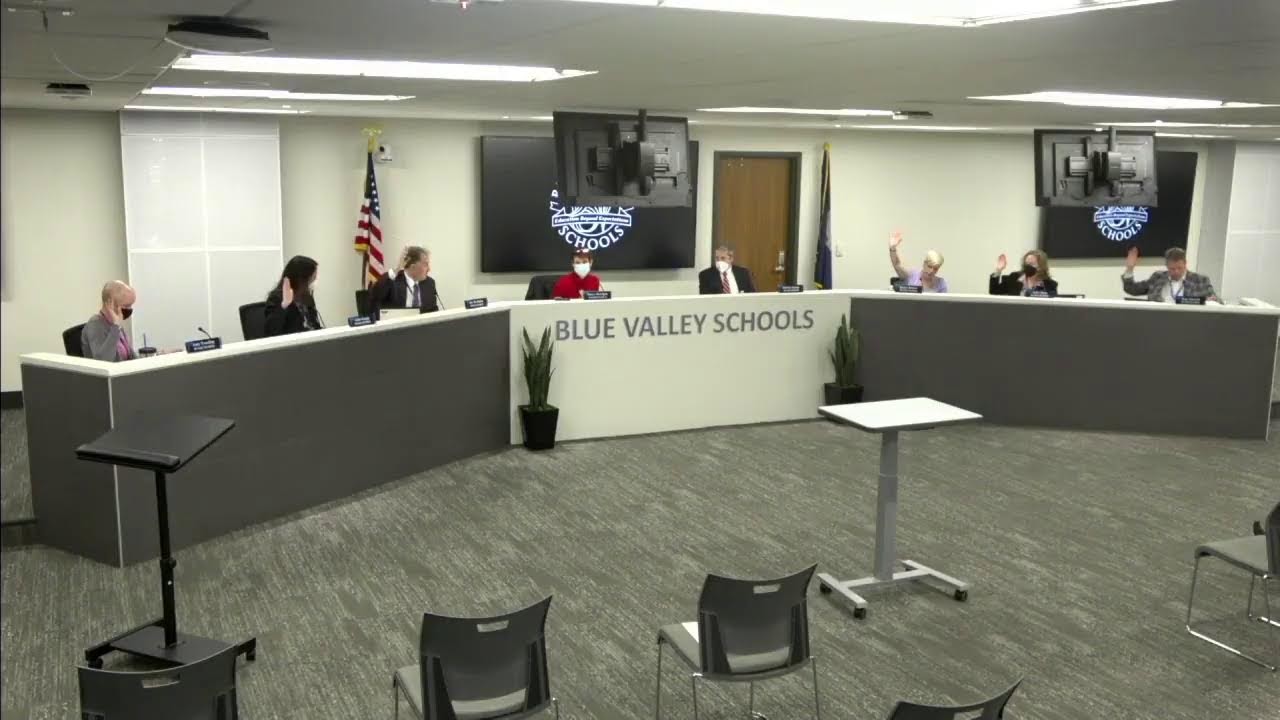 Blue Valley Board of Education Meeting 2-14-2022