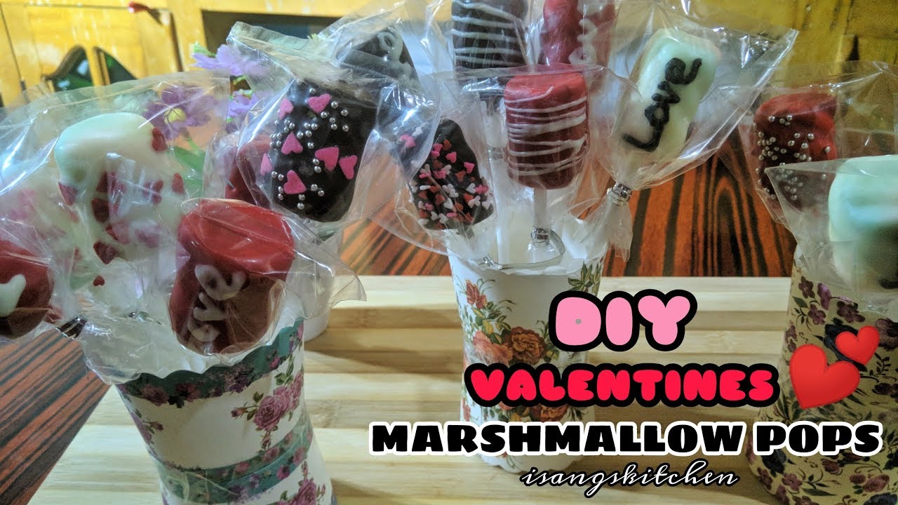 VALENTINES MARSHMALLOW POPS| HEARTS DAY TREATS| SWEET TREATS
