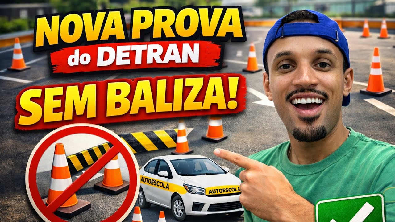 Nova prova do detran Guilhermina sem baliza , percurso Guilhermina . 