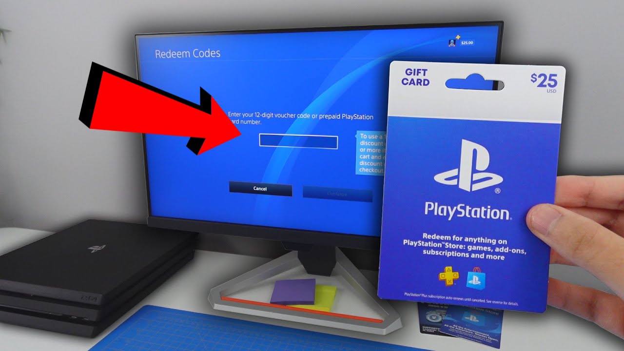Как активировать подарочную карту PlayStation на PS4 (простой способ)