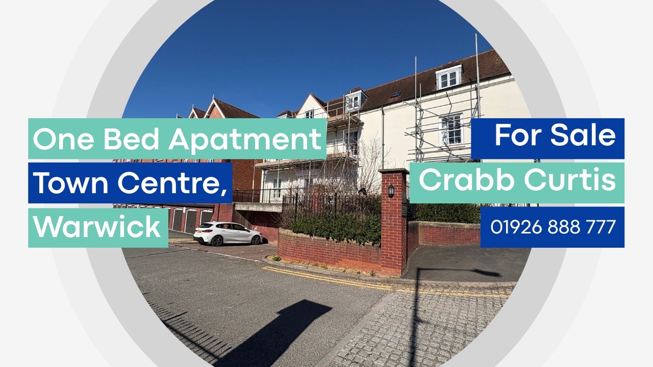 For Sale Historic Warwick, Town Centre Apartment1 x Bed, Parking, Communal Gardens #home #apartment