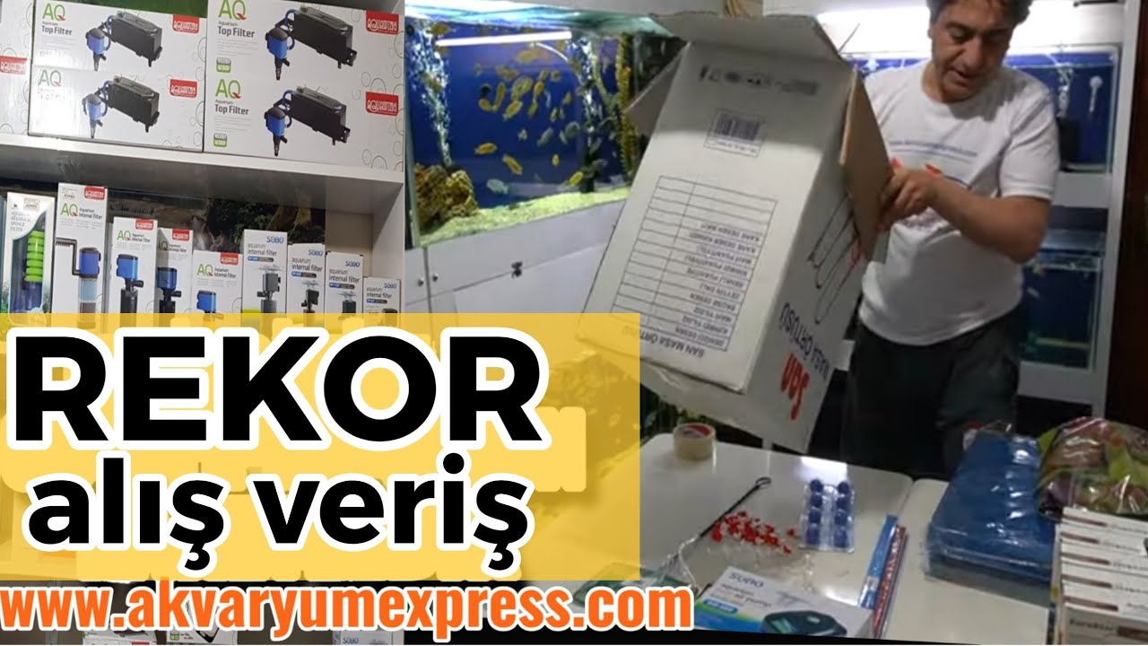 REKOR ALIŞ VERİŞ YAPAN TAKİPÇİMİZİN ÜRÜNLERİNİ PAKETLİYORUZ, akvaryum balıkları