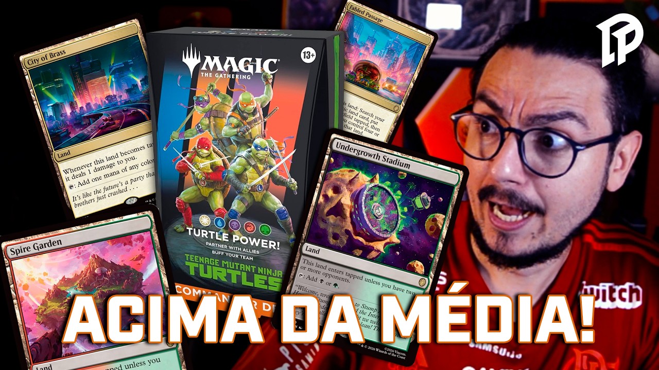 TURTLE POWER! Análise da lista completa |  Teenage Mutant Ninja Turtles Commander Deck