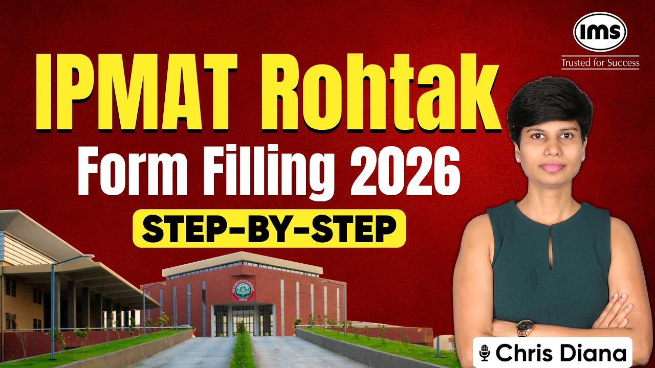 IPMAT Rohtak 2026 Form Filling Guidelines | Step-by-Step ft. Chris Diana