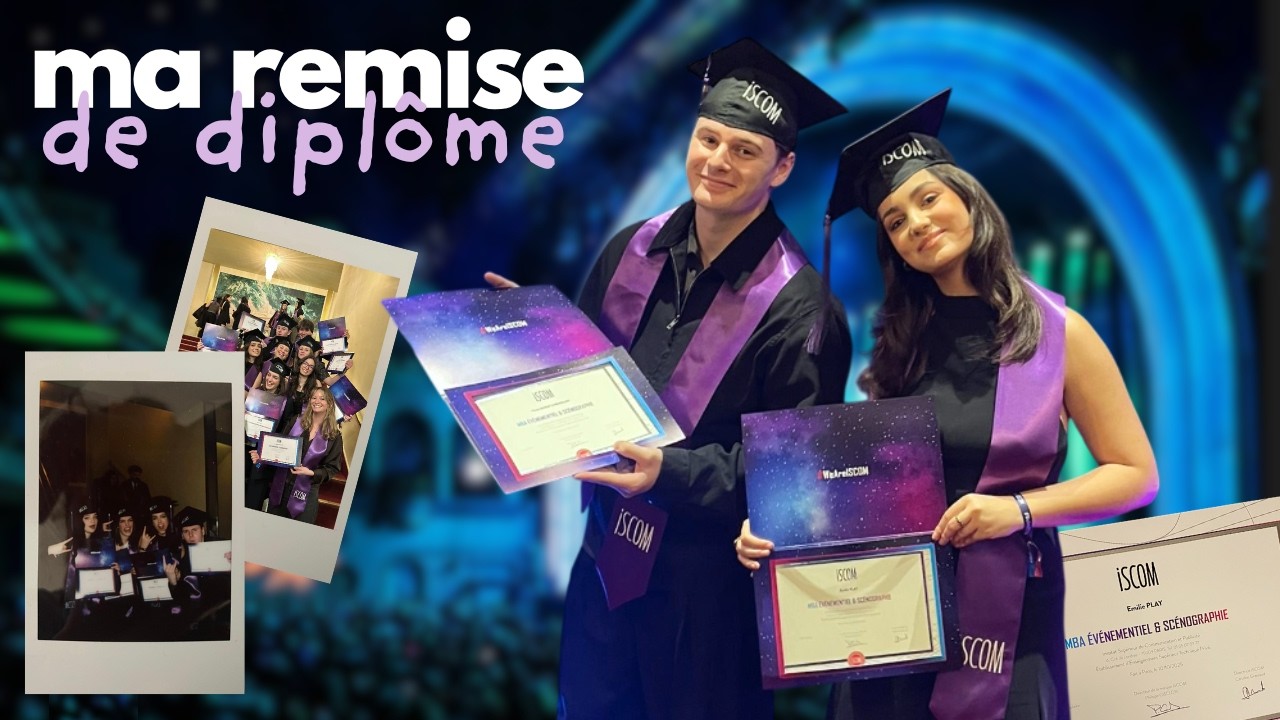 MA REMISE DE DIPLÔME AU GRAND REX (glow up, cérémonie, fête…)
