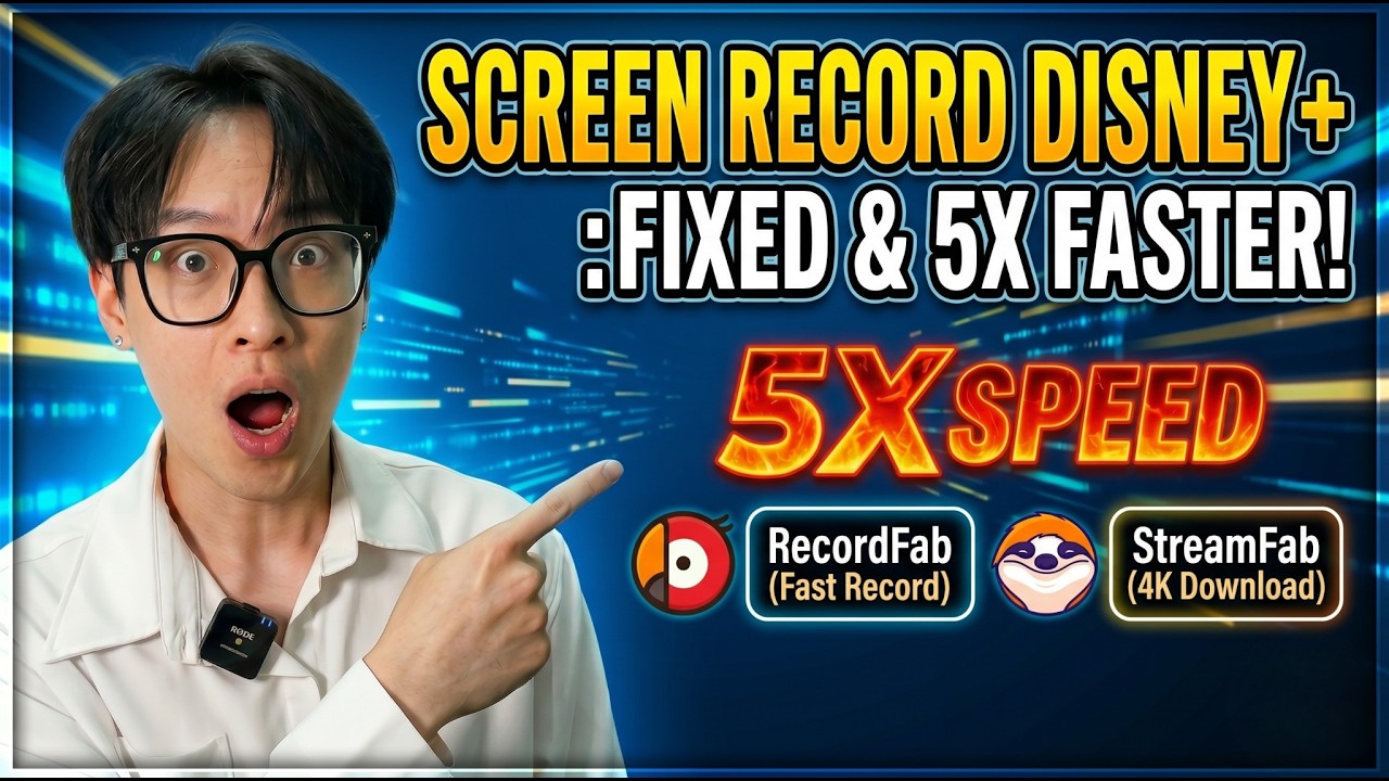 How to Screen Record Disney Plus on PC: Black Screen Fix + 5x Speed Boost (2026)