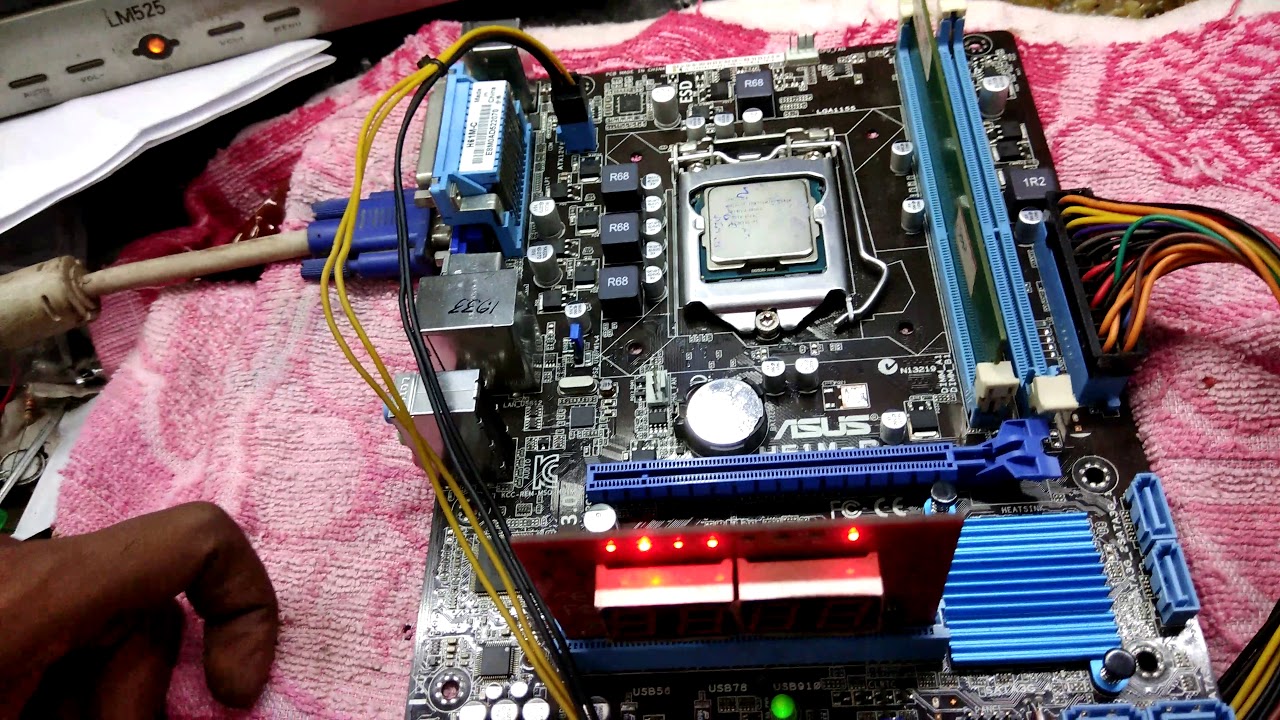 Asus h61m -c motherboard repaired