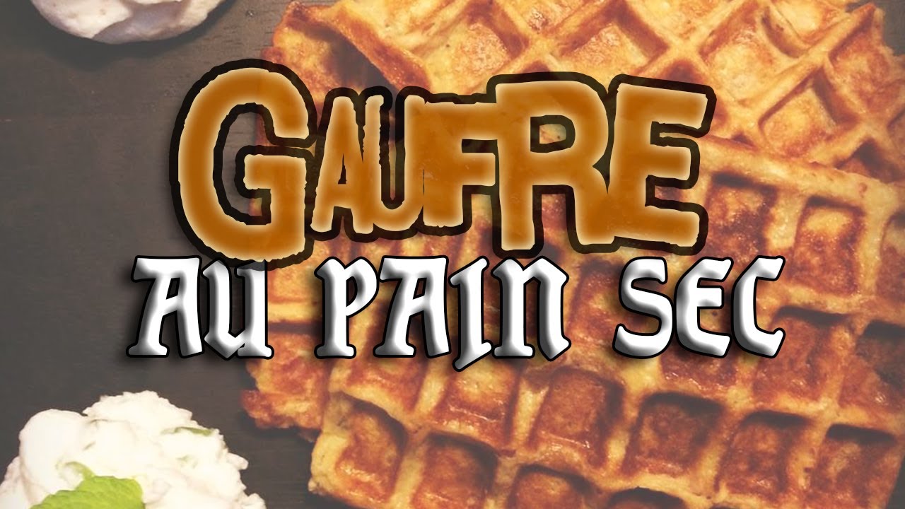 🍞 Recette | Jeter du Pain Rassis ? (Gaufre)