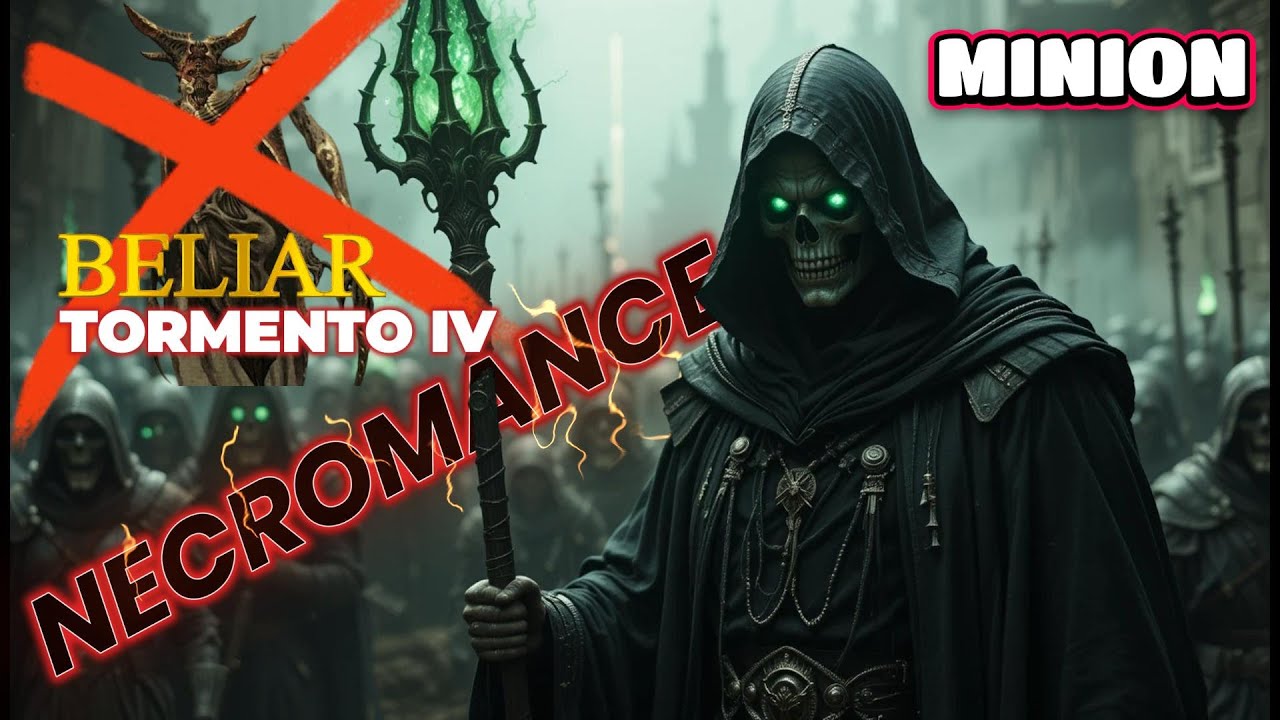 💀 MEJOR BUILD DE NIGROMANTE para Diablo 4 - TEMPORADA ACTUAL (OP y FÁCIL de usar)