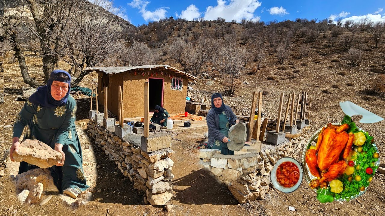 The Art of a Genius Grandma in Winter: Designing a Dream Home Exterior with Stone | Cooking Chicken