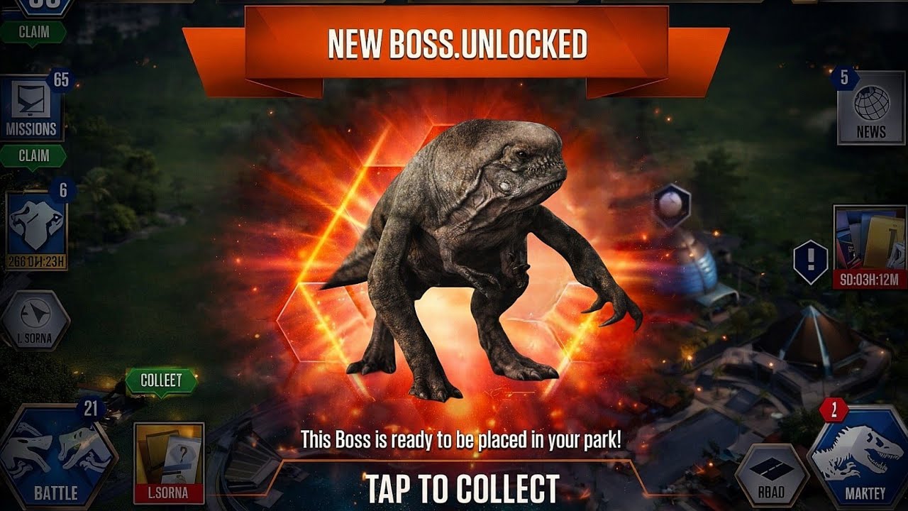 THIS NEW BOSS IS A NIGHTMARE 🔥 Full Reveal & First Look | Jurassic World: The Game