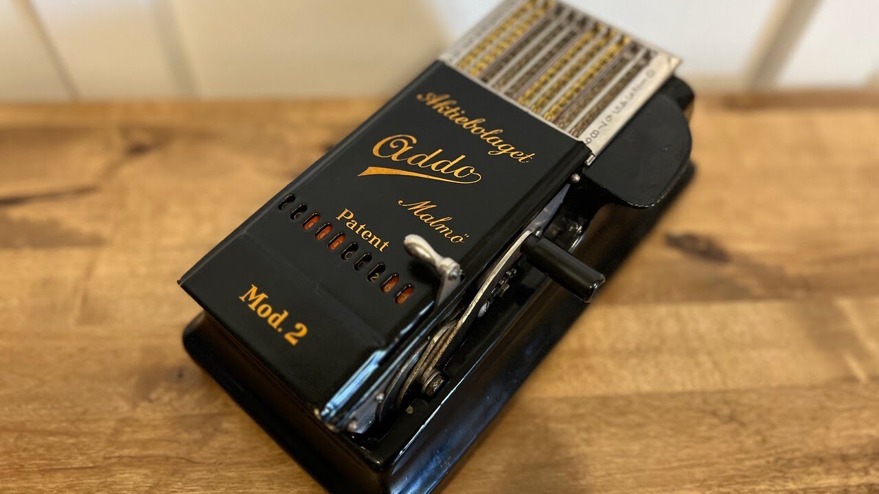 Addo Model 2 adding machine