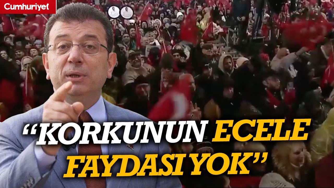 Ekrem İmamoğlu Silivri'den seslendi: Onlarla girdiğim her seçimi kazandığım için korkuyorlar