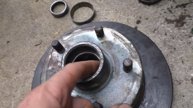 Changing trailer wheel bearings