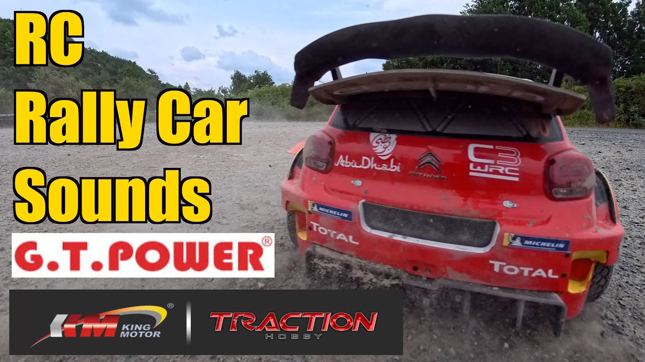 Traction King Motor Citroen C3 RC Rally Car with GT Power Sound kit!