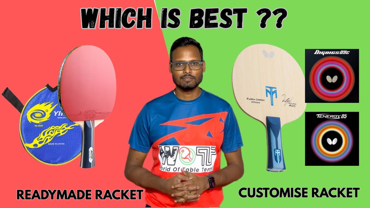 WHICH IS BEST🏓?? | Customise Racket ?VS Readymade Racket ?| Full Explanation by Rajath Kamal!!!