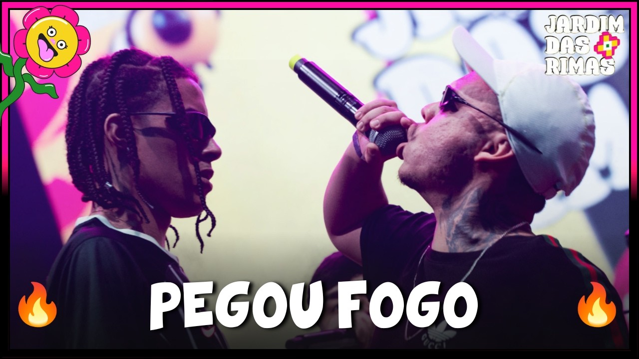 (PEGOU FOGO 🔥 🔥) MAGRÃO, GOMES, MENOR x JOÃO NEGRO, RENANZIN, WM | 1°FASE | JARDIM DAS RIMAS