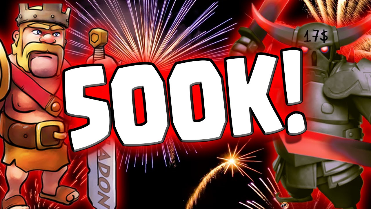 Clash of Clans Attacks Celebrates 500K - Q&A - Flashback - Giveaway!
