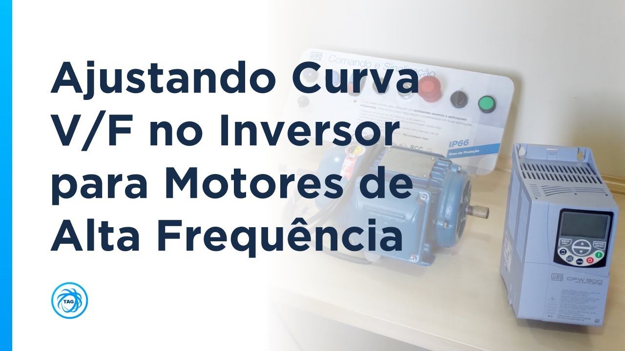 🔄 Ajustando Curva V/F no Inversor para Motores de Alta Frequência