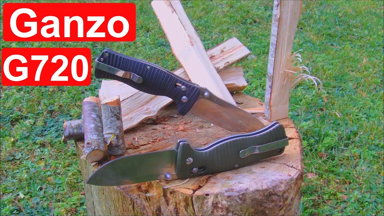 Ganzo G720 - Hard Test and Review - Cheap Solid Folding Knife