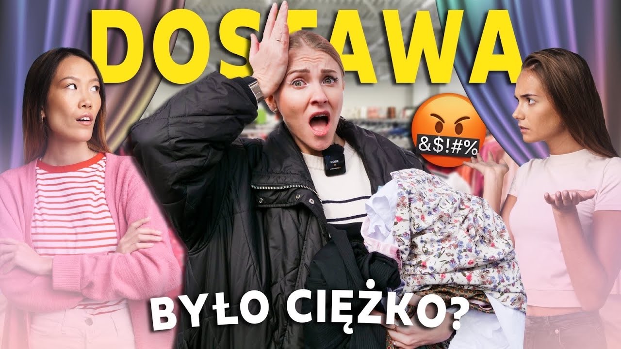 PRZEPYCHANKI NA DOSTAWIE W LUMPEKSIE 🤯 KUPIŁAM UBRANIA ZA 200 ZŁ BEZ PRZYMIERZANIA?! 😱