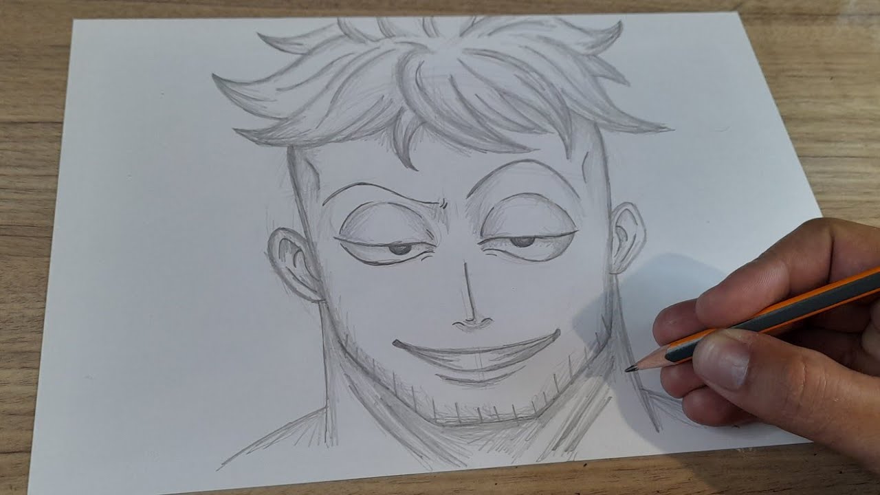COMO DESENHAR O MARCO DE ONE PIECE