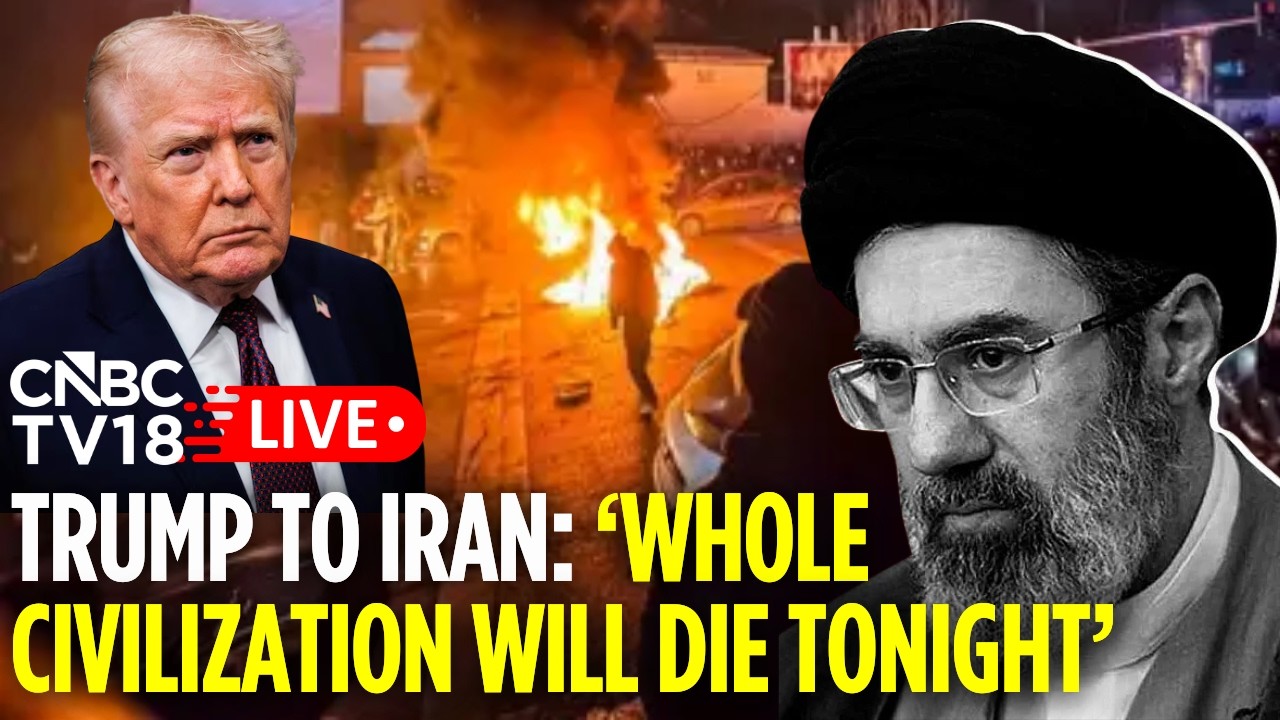 BREAKING LIVE: Trump Says 'Whole Civilisation Will Die Tonight' if Iran Doesn't Make a Deal | N18G