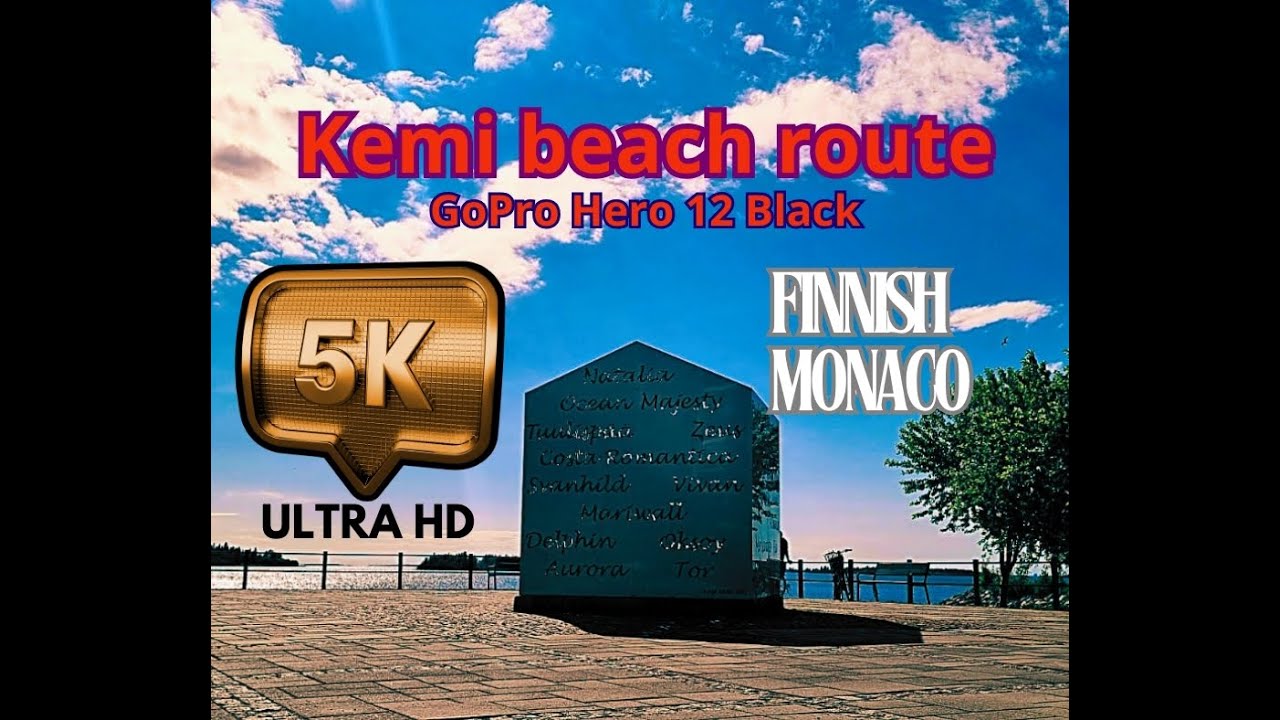 Kemi Beach Route I 5K I GoPro Hero 12 Black I Ultra HD