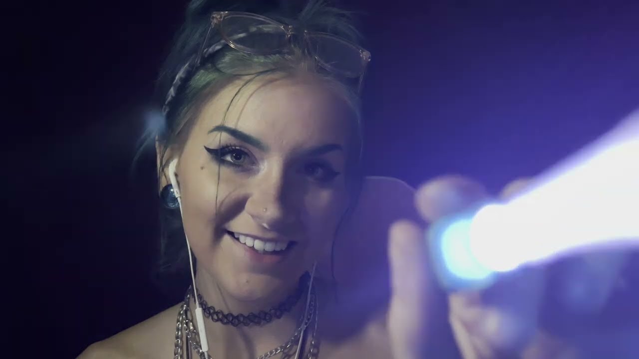 ASMR Eye Exam and Lights for Sleep