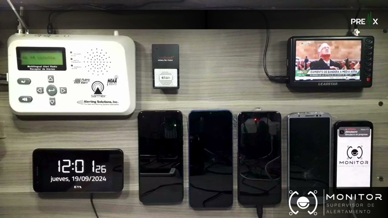 Alertas de Emergencia en la #CDMX a través de #CellBroadcast #SimulacroNacional2024 #EQW.