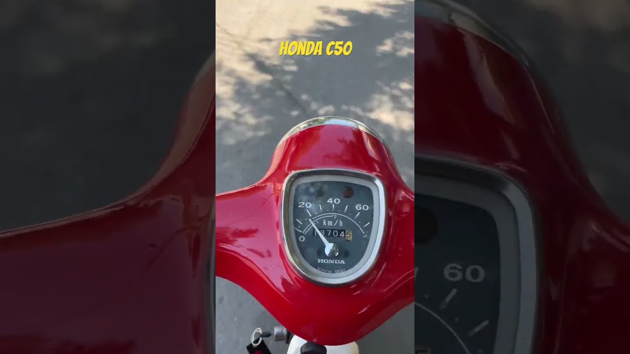 Honda c50 the original sound. Short ride after a lot of time #hondamotorcycle #c50 #motorcycleride