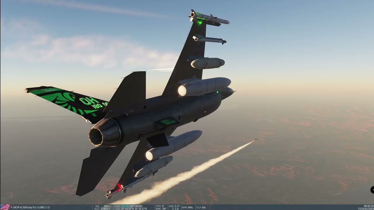 F-16 DCS Syria /  DEPLOYMENT FLIGHT