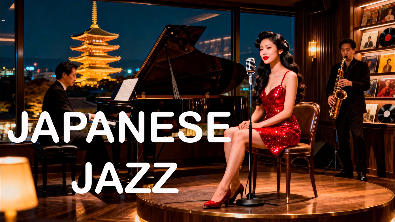 Cozy Japanese Jazz Vokal | Japanese Music Jazz Bar | Japanese Chill Music | Smooth Japanese Jazz