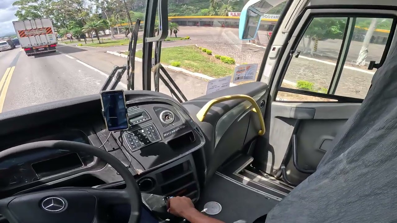 Ao volante, Viagem Satisfat&oacute;ria: Vis&atilde;o do Motorista 🚌 ​#Busologia #OnibusRodoviario #POV #viral #bus