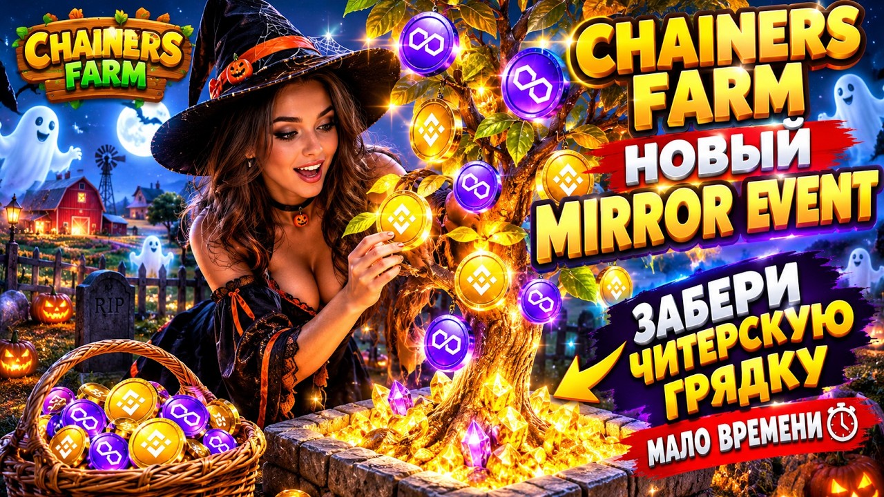😱 ЧИТЕРСКАЯ ГРЯДКА В CHAINERS FARM! Новый Mirror Event &mdash; МАЛО ВРЕМЕНИ!