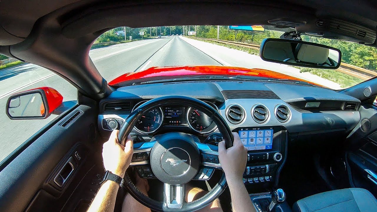 Ford Mustang EcoBoost (2018) - 4K POV Test Drive