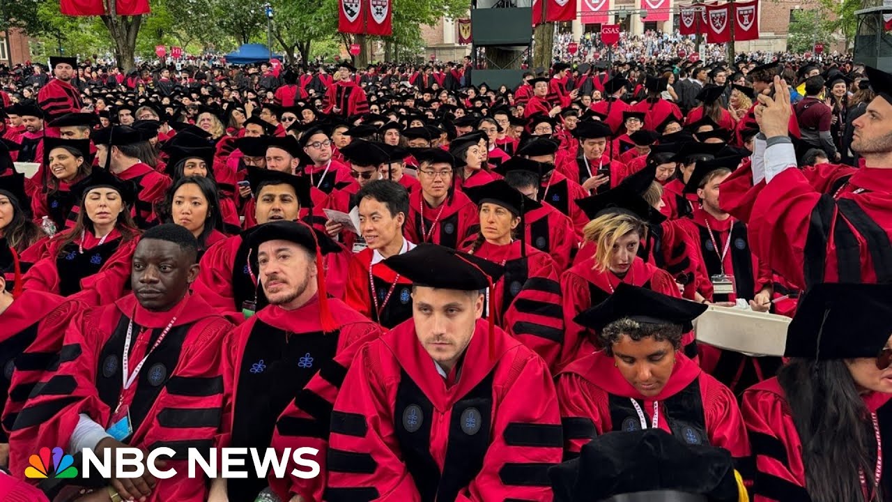 Harvard graduation comes as university faces off with Trump administration in court