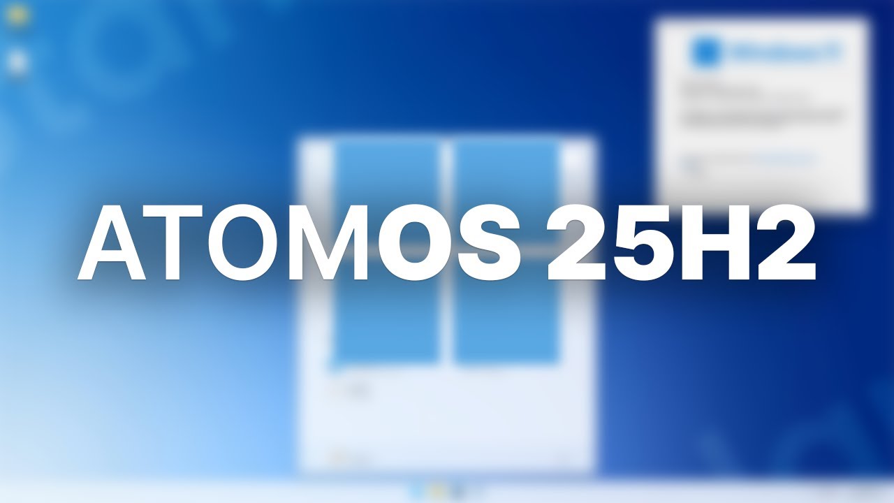 Какой должна была быть Windows 11? - AtomOS 25H2