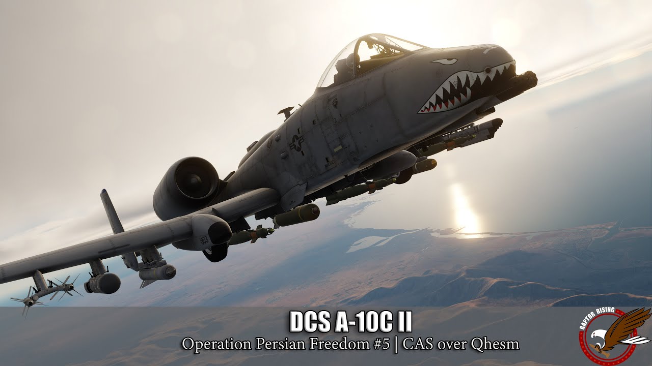 CAS over Qhesm | DCS A-10C Warthog II | Operation Persian Freedom Mission 5 | 4K 60 FPS!