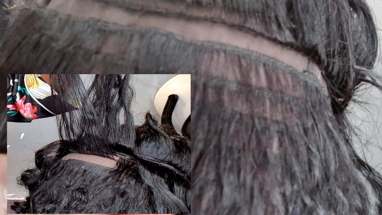 TUTORIAL HOW TO ADD HAIR BUNDLES TO THIN LOOKING WIG | SIMPLE DIY