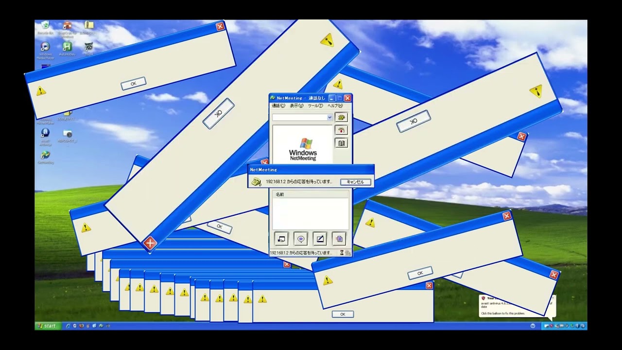 Windows xp crasy error
